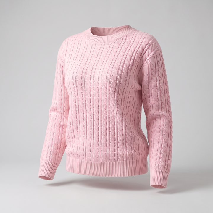 Nova | Classic Cable Design Knit Sweater