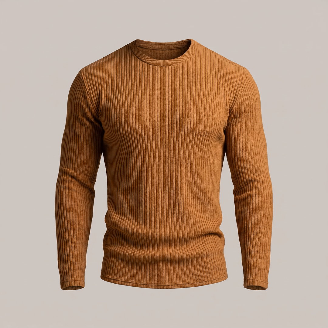 Thomas | Modern Ribbed Style Knit Sweater