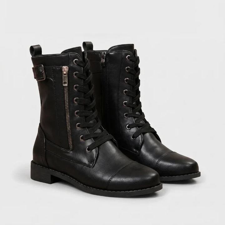 Isabela | Functional Elegance Leather Ankle Boots
