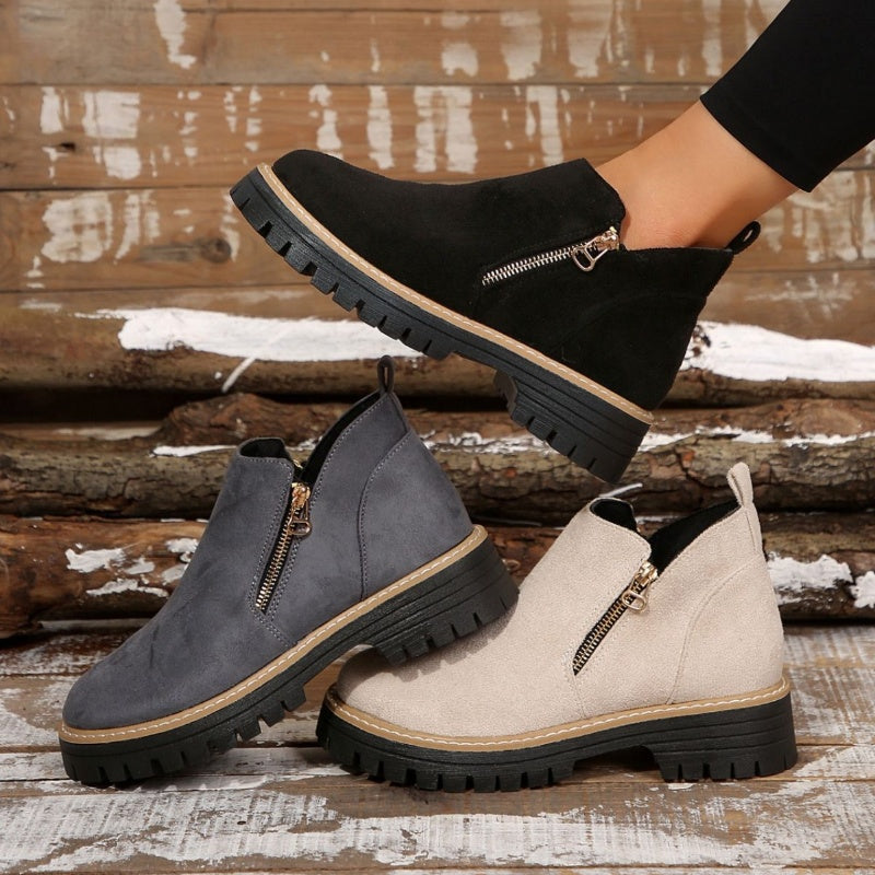 Alice | Modern And Versatile Platform Ankle Boots