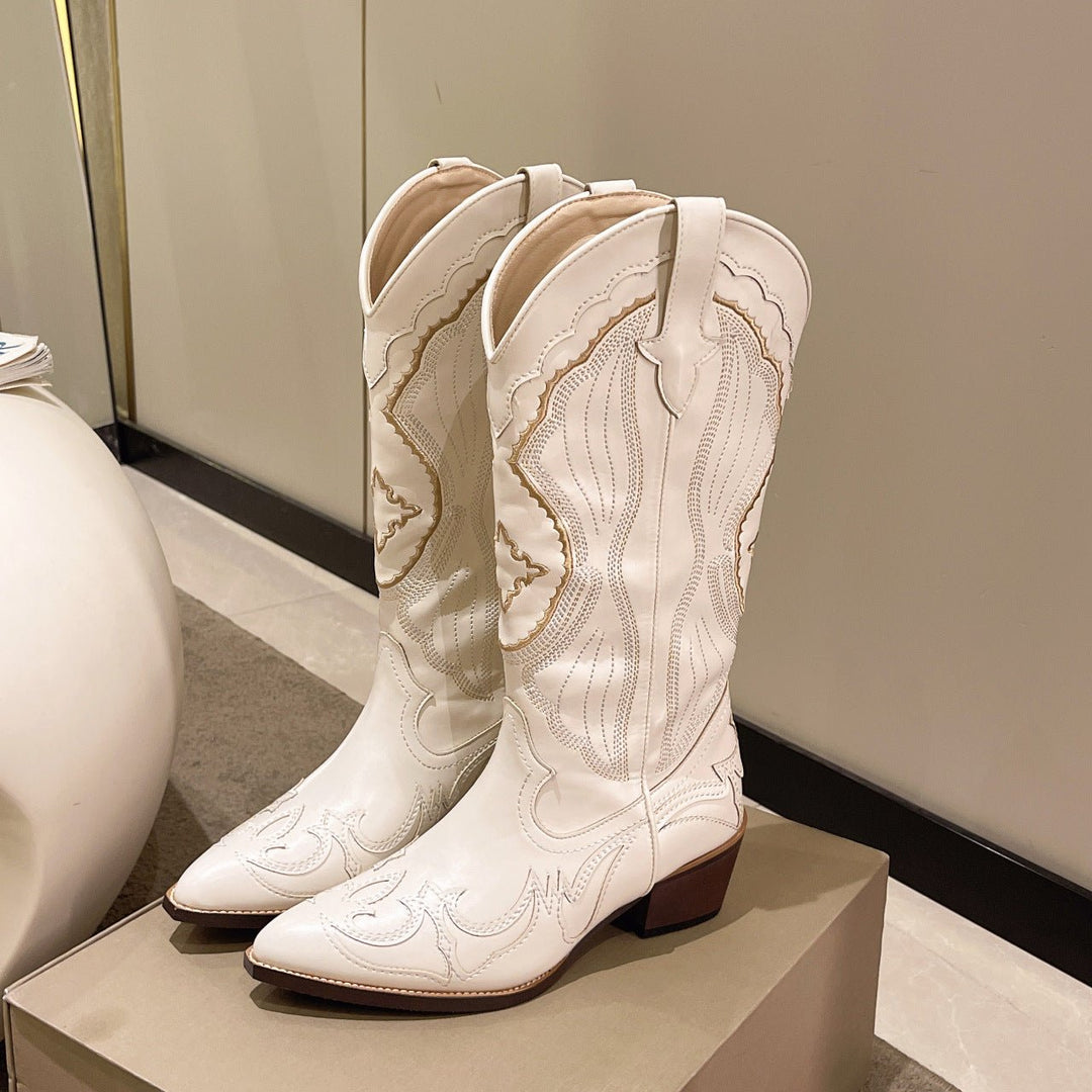 Adley | Elegant Design Cowboy Boots for Women
