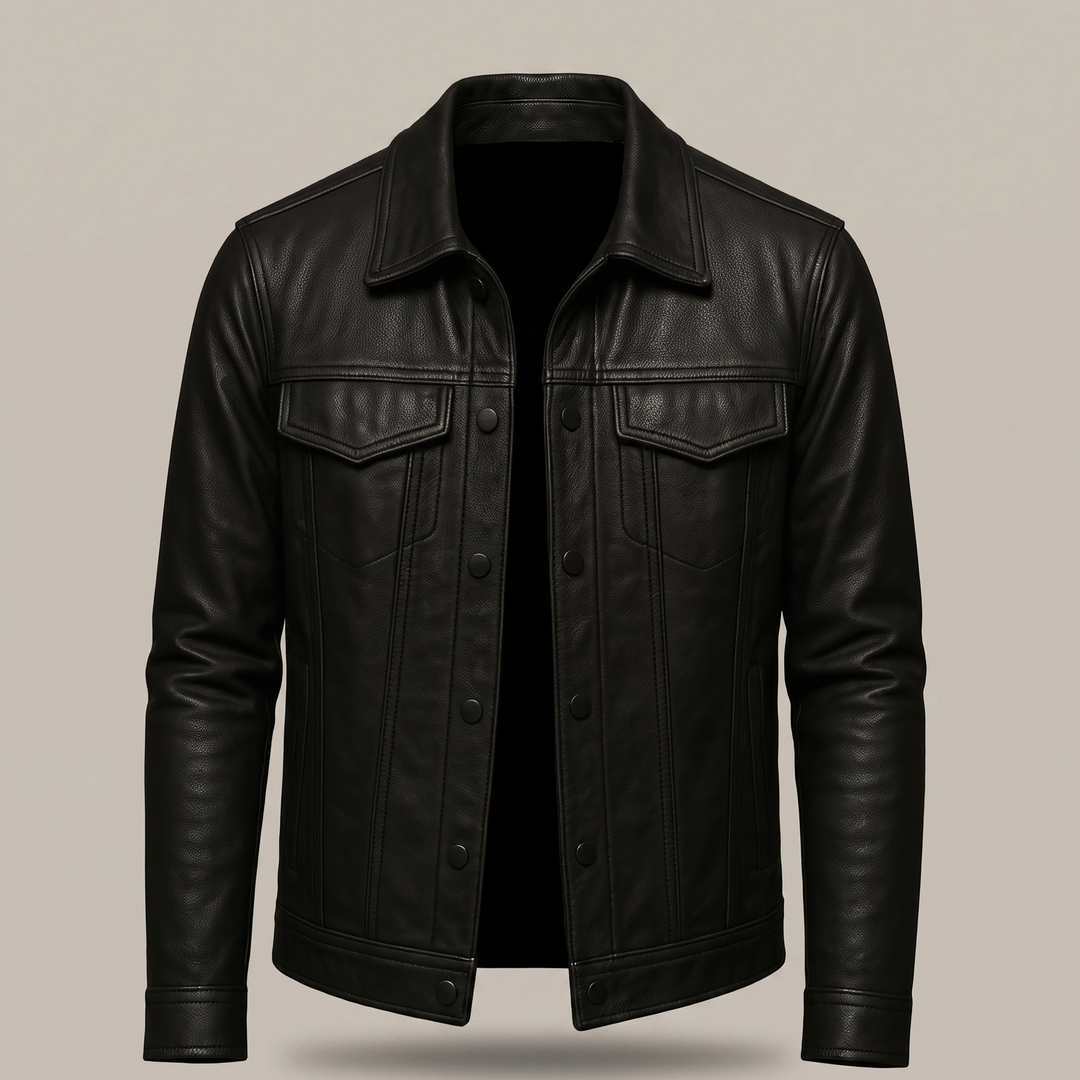 Julian | Elegant Tailored Style Leather Jacket