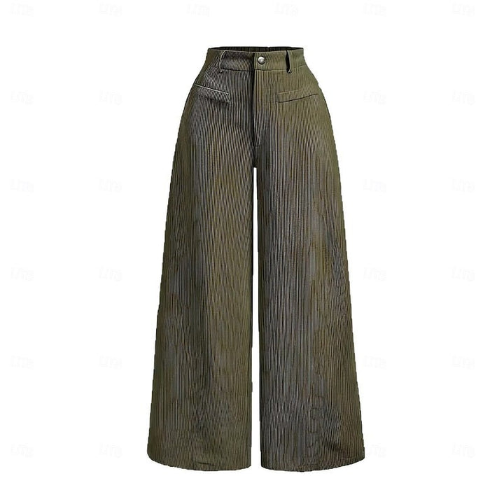Adalyn | Elegant High-Waist Wide-Leg Trousers