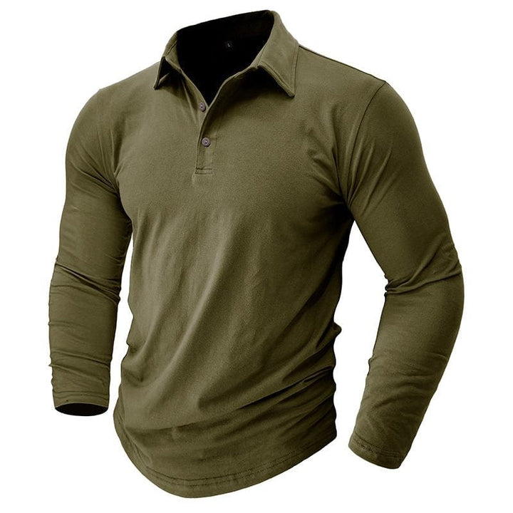 Damian | Premium Long-Sleeve Polo Shirts