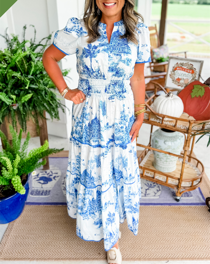 Eliza - Classic Toile Maxi