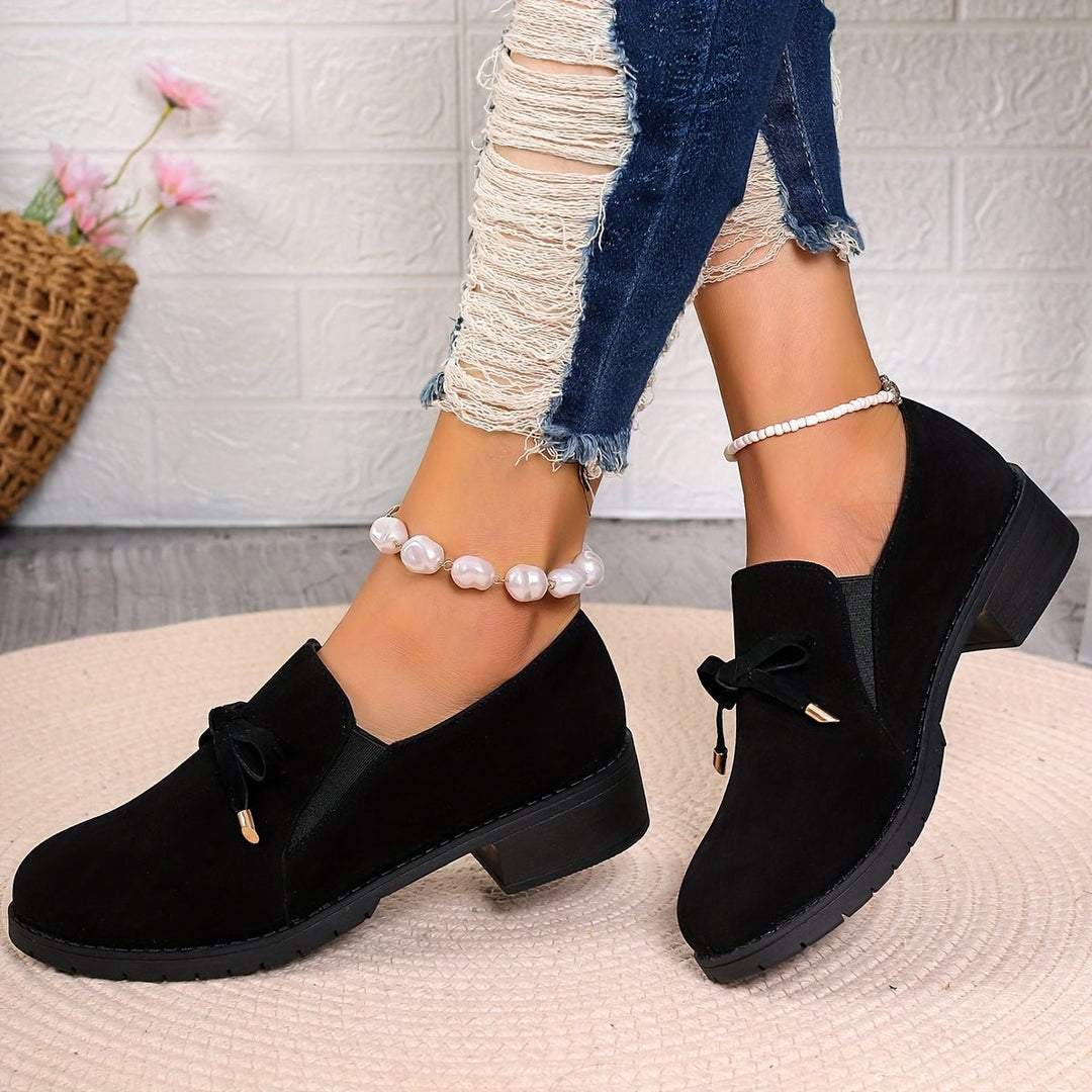 Andrea | Bow-Detail Slip-On Loafers