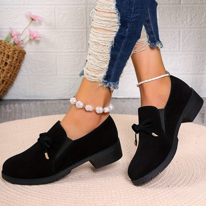 Andrea | Bow-Detail Slip-On Loafers