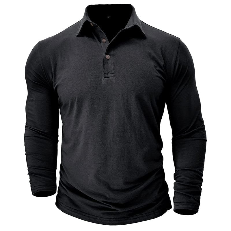 Damian | Premium Long-Sleeve Polo Shirts
