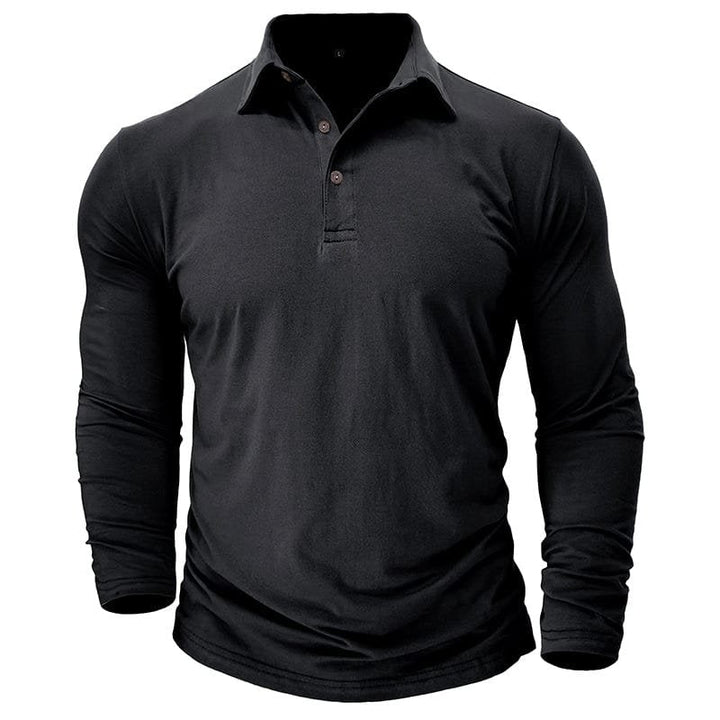 Damian | Premium Long-Sleeve Polo Shirts