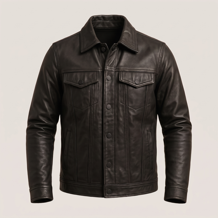 Ridge | Classic Style Leather Rider Jacket
