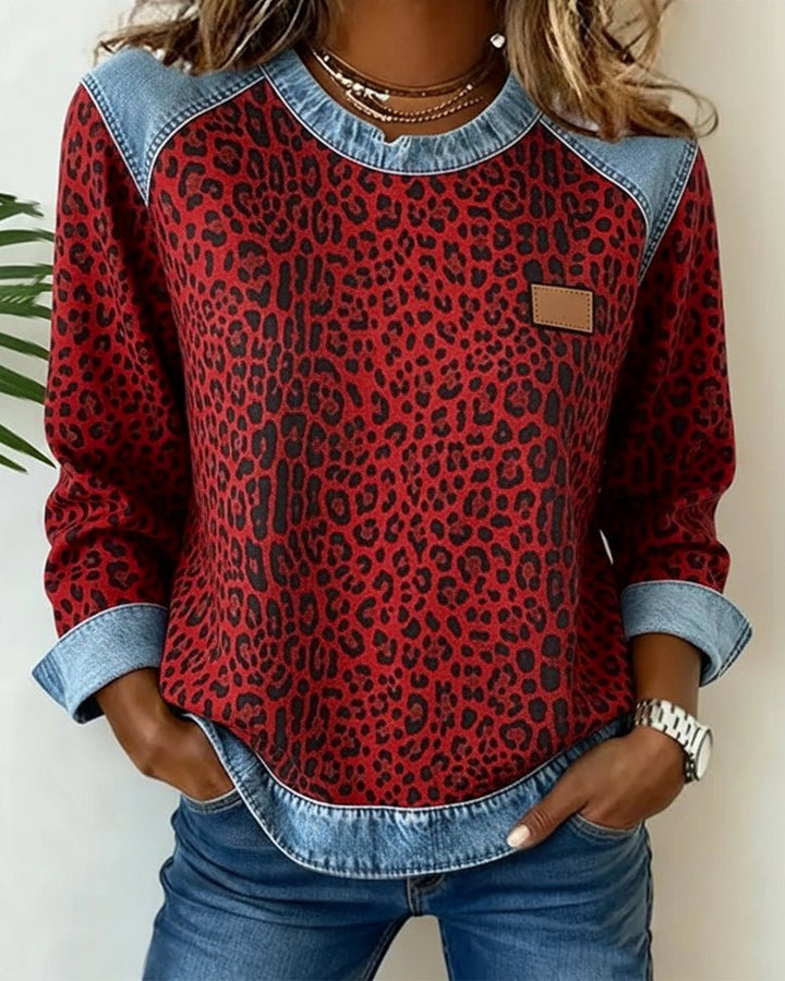 Harper | Chic And Bold Leopard Print Sweater