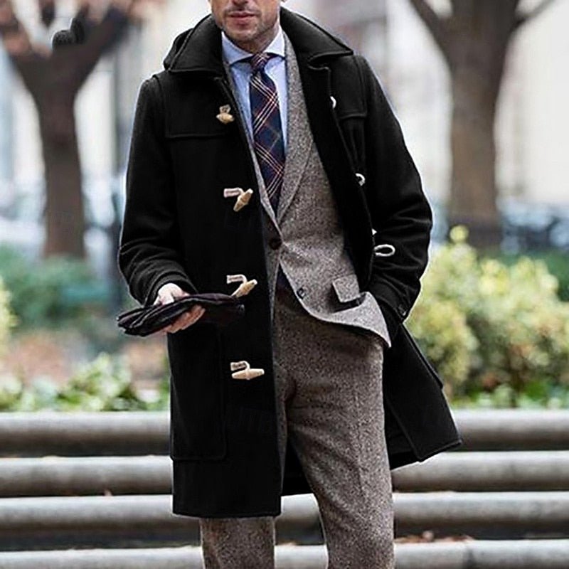 Roman | Timeless Winter Style Hooded Toggle Trenchcoat