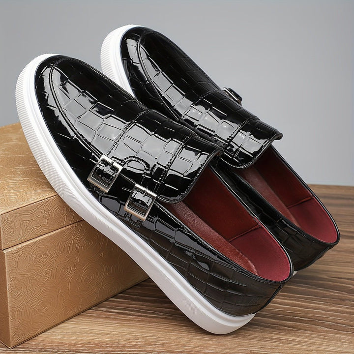 Thomas | Textured Slip-On Casual Loafers