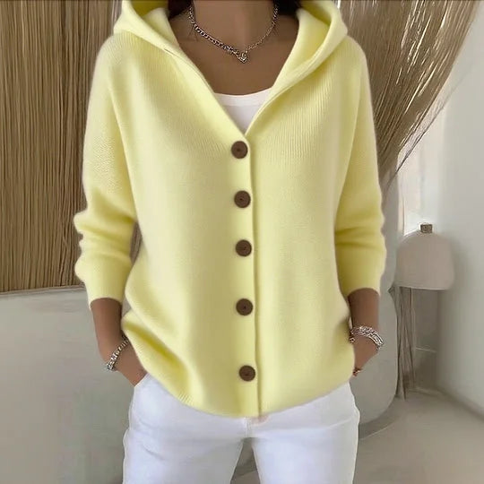Nylah - Button-Up Hoodie Vest
