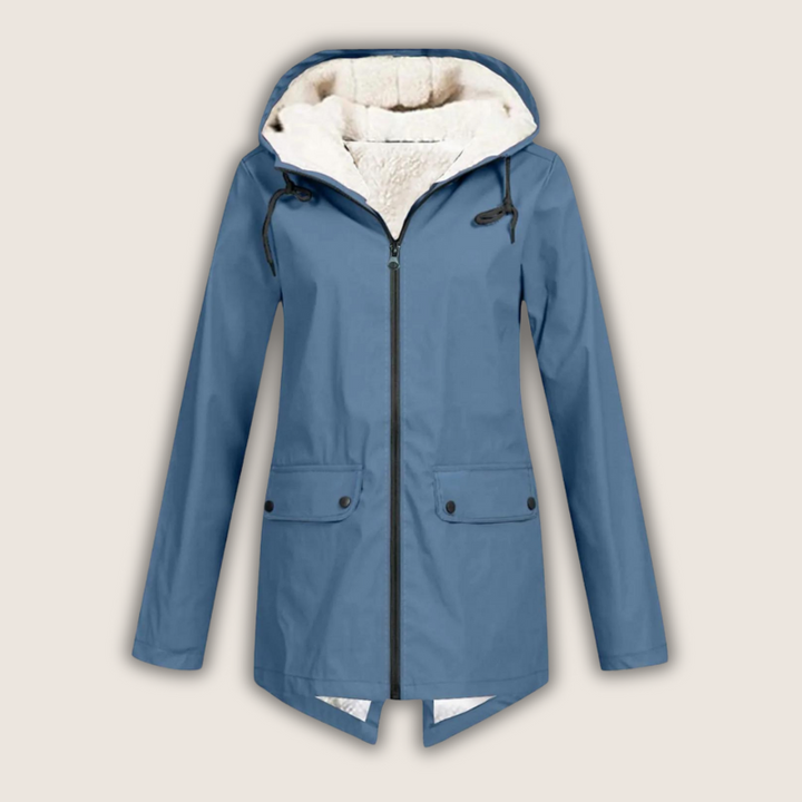 Liora | Waterproof Rain Jacket with Adjustable Hood