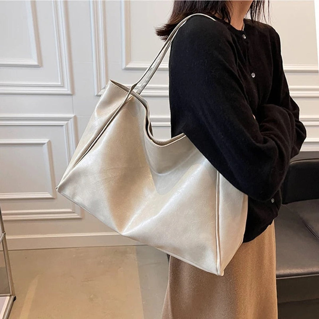 Nova | Spacious PU Leather Tote Bag