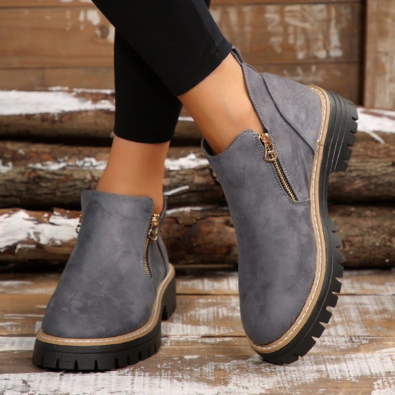 Alice | Modern And Versatile Platform Ankle Boots