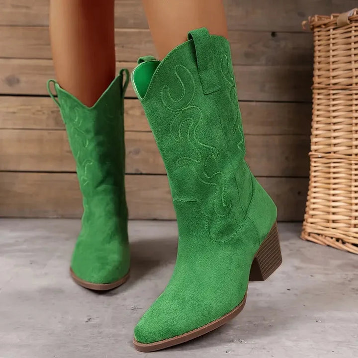 Kaitlyn | Elegant Ankle Style Cowboy Boots
