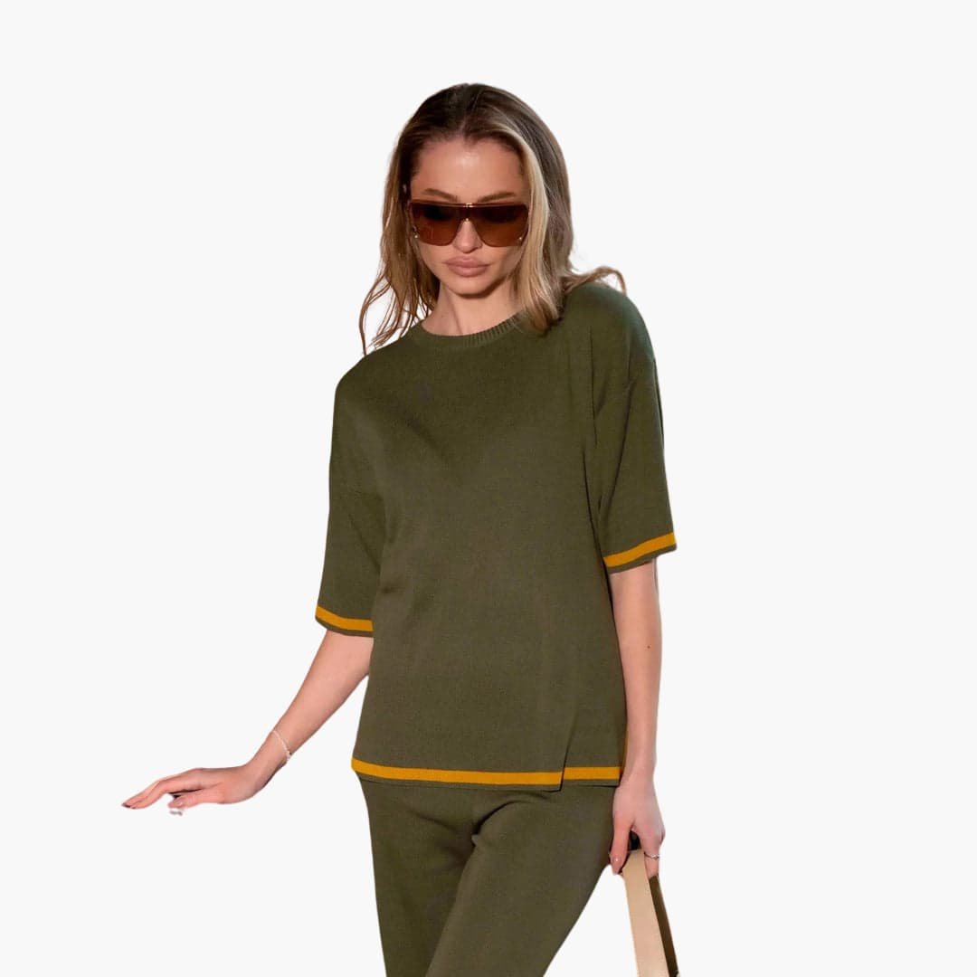 Victoria | Chic Textured Knit Two-Piece Set