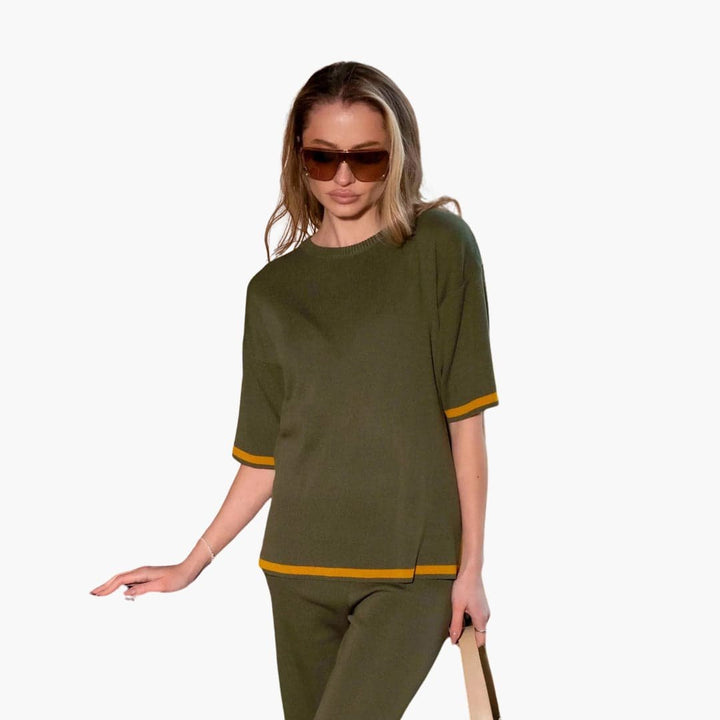 Victoria | Chic Textured Knit Two-Piece Set
