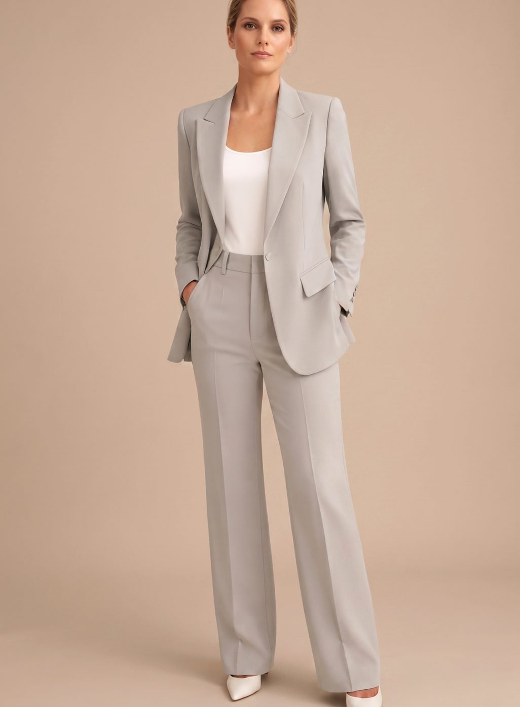 Serena | Blazer & Flared Trousers Two Piece Set
