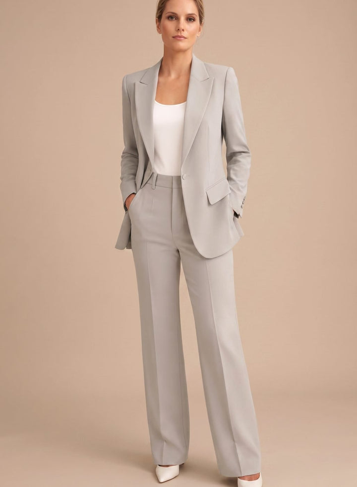 Serena | Blazer & Flared Trousers Two Piece Set