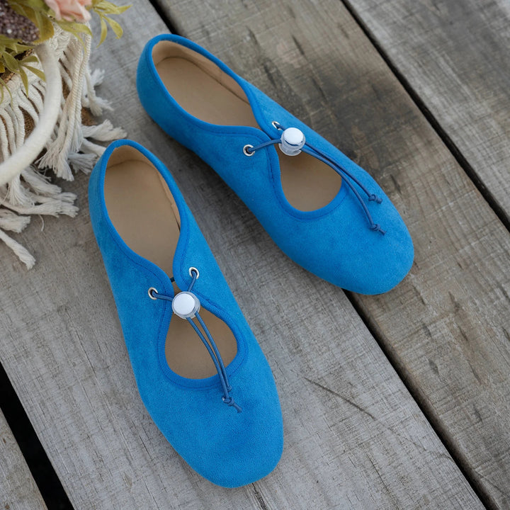 Amelia | Suede Lace-Up Mary Jane Loafer