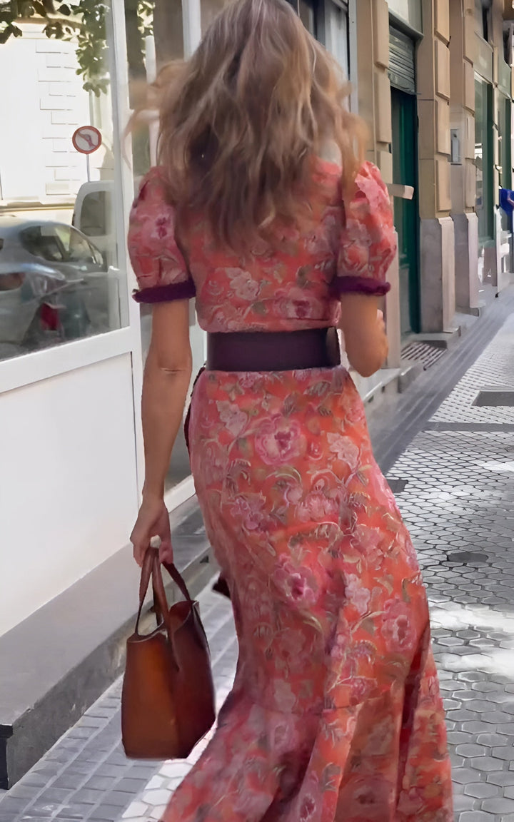 BELLAMY – ROMANTIC PINK MAXI OUTFIT