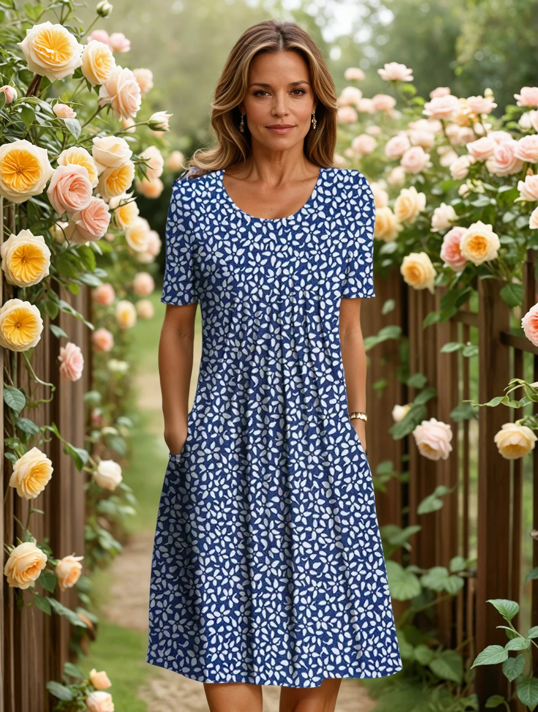 SEREIA – ELEGANT DRESS WITH TUMMY COVERAGE