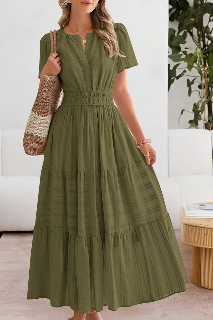THESSALY – BREEZY BOHO DRESS WITH FLOWY CHARM