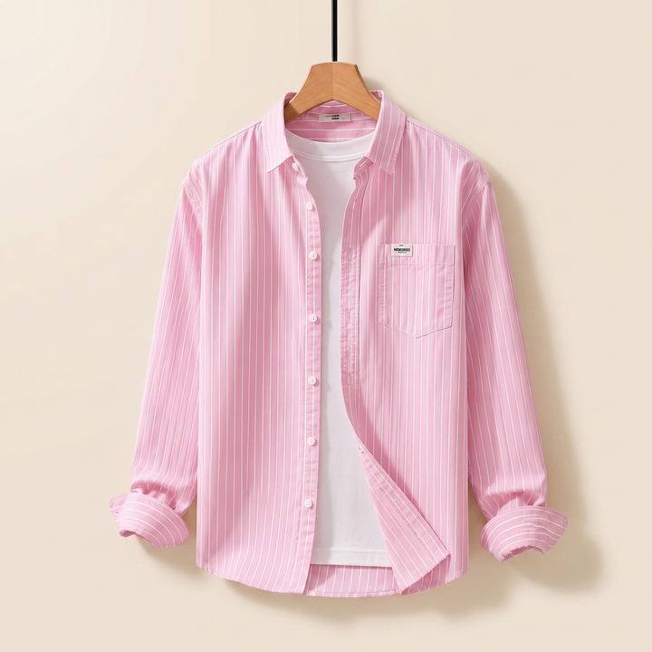 Joshua | Classic and Comfortable Style Striped Cotton Shirt