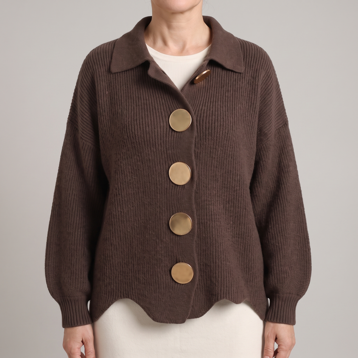 Lucia | Textured Layering Style Knit Cardigan