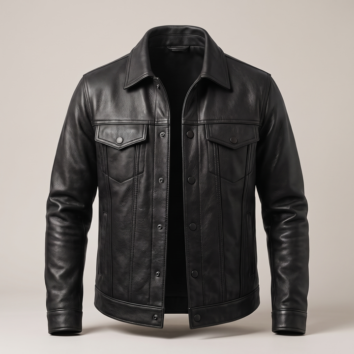 Ridge | Classic Style Leather Rider Jacket
