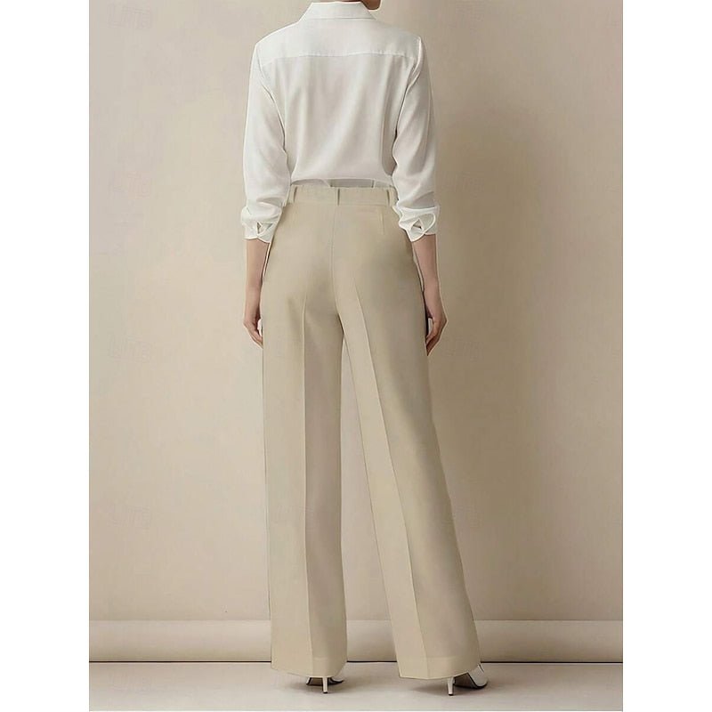 Alaina | Elegant High-Waist Tailored Trousers