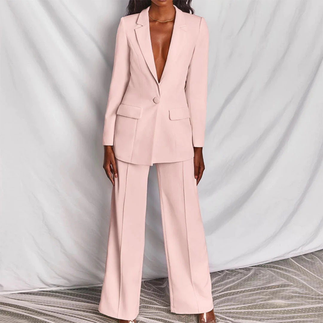 Evelina | Women's Elegant Blazer and Trouser Set