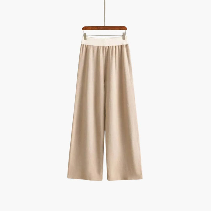 Eliana | Elegant Knit Sweater & Wide-Leg Trouser Set