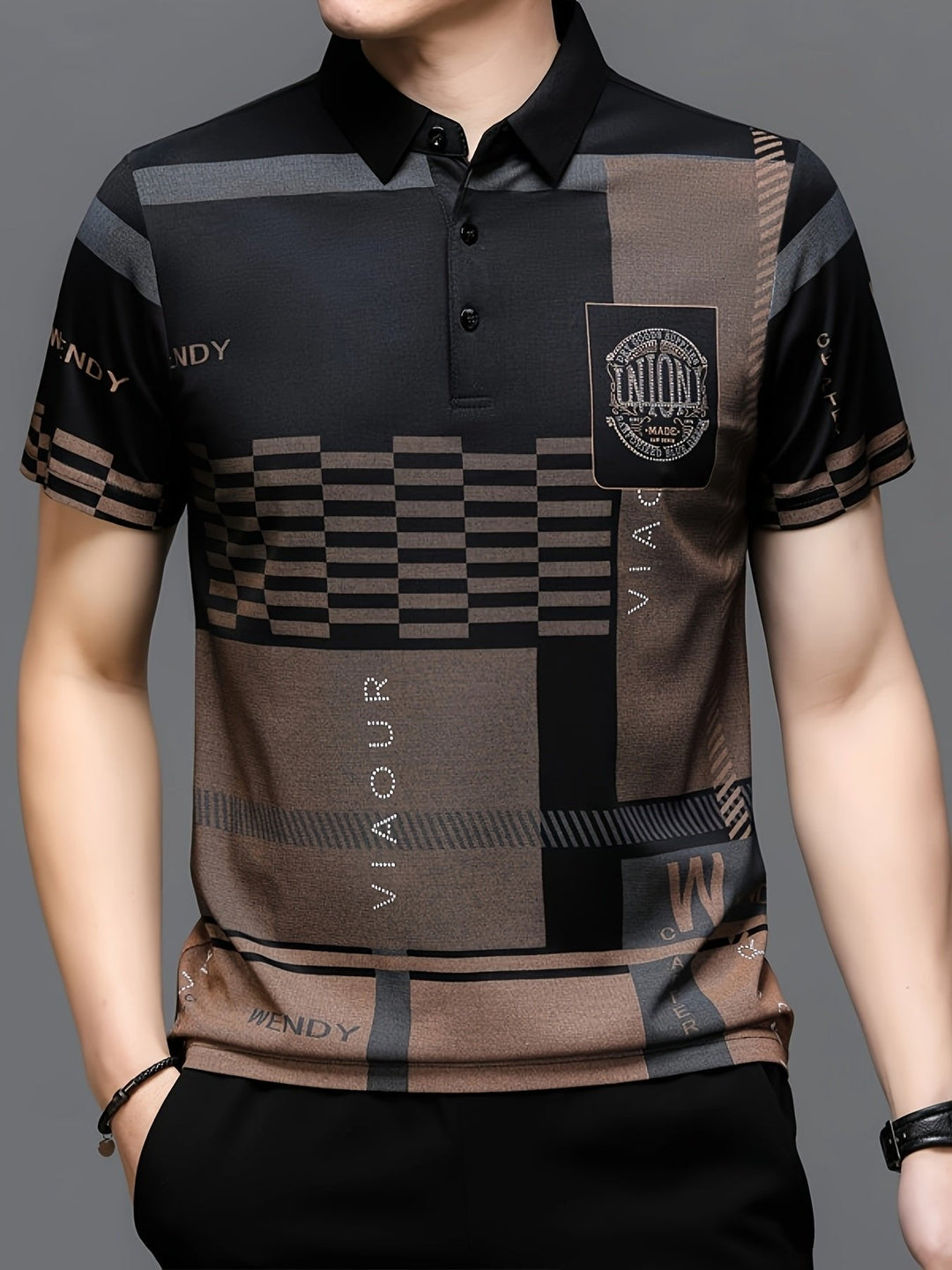 Marcus | Modern Colorblock Tailored Polo Shirt