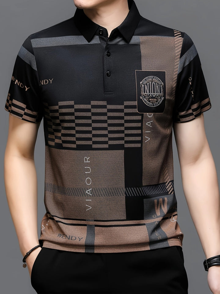 Marcus | Modern Colorblock Tailored Polo Shirt
