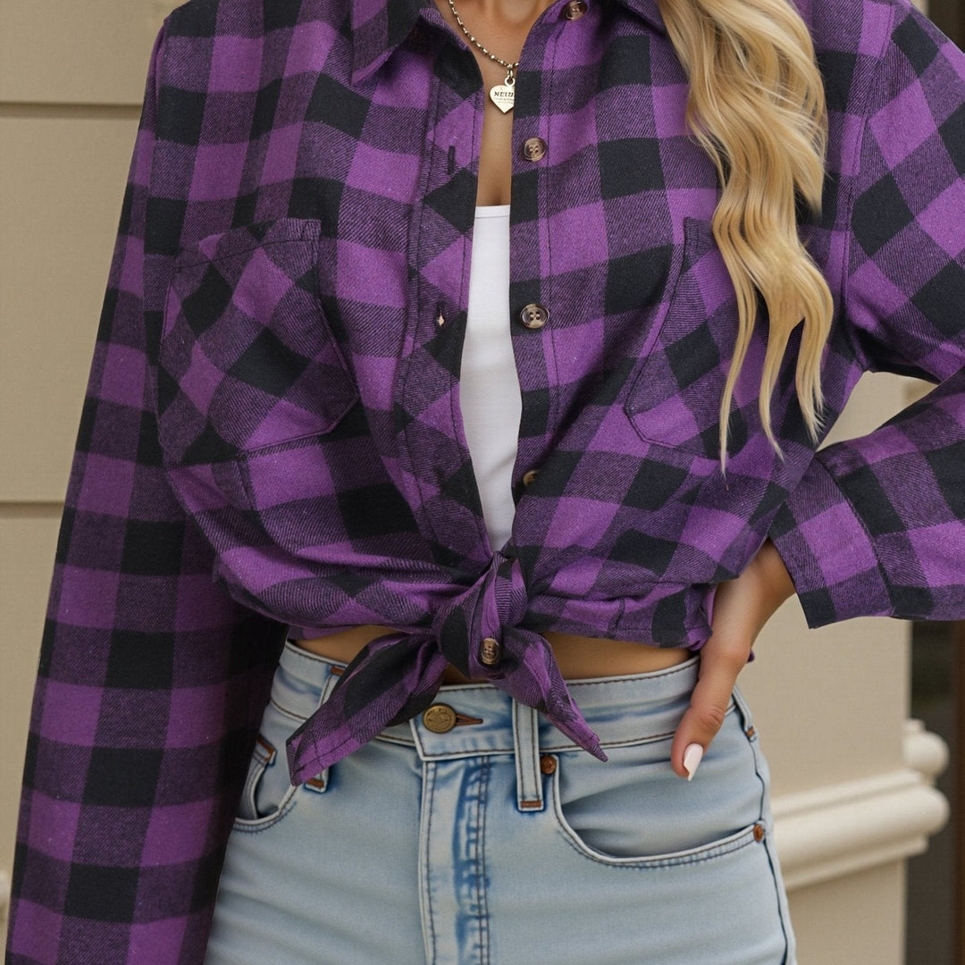 Melanie | Relaxed Buffalo Check Lumberjack