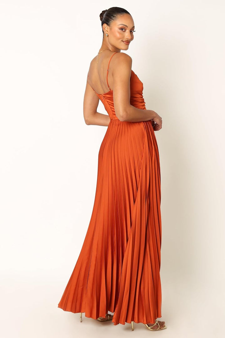 GRANT – FORMAL PLEATED MIDI DRESS