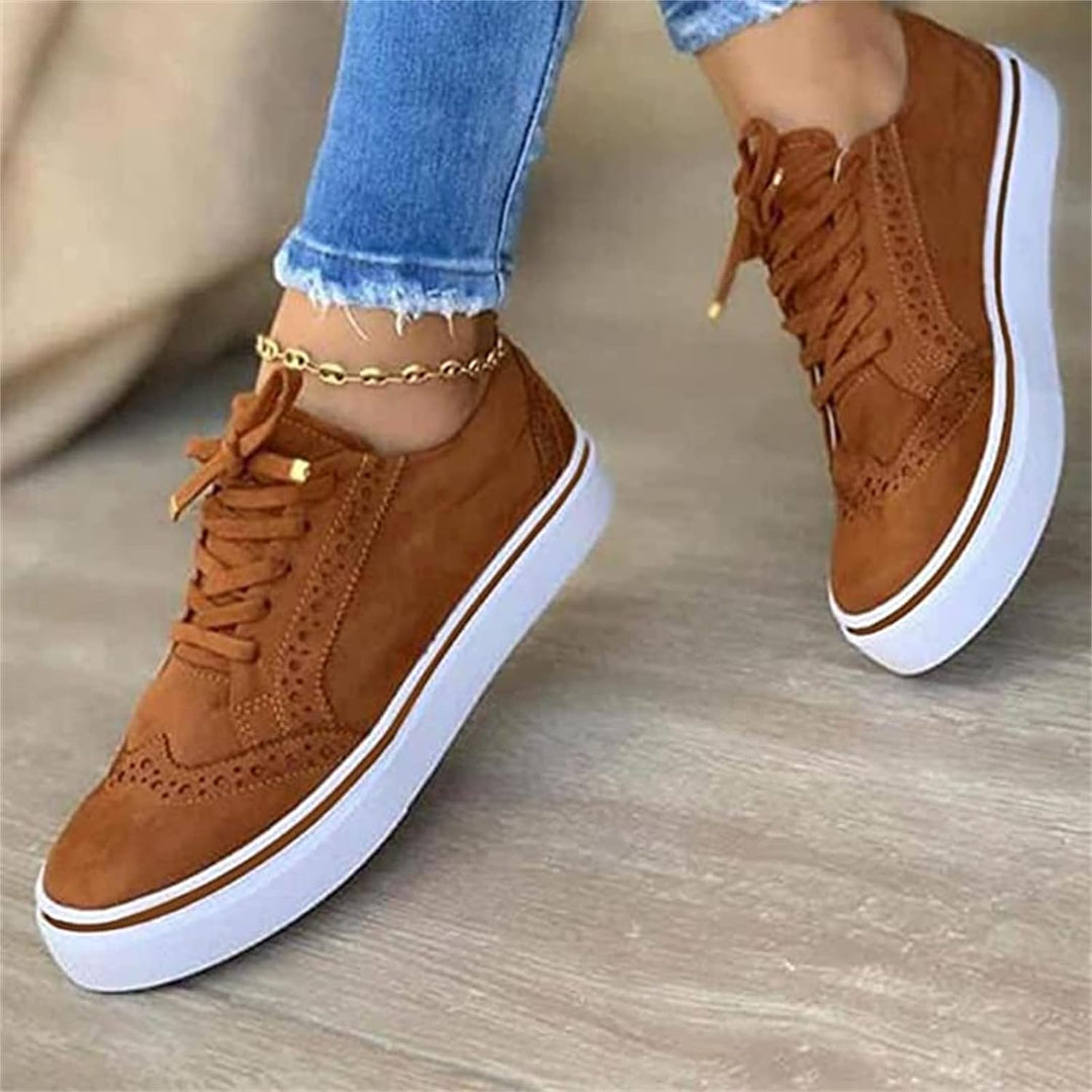 Makayla | Comfort Sneakers – Premium Leather, Orthopedic Design