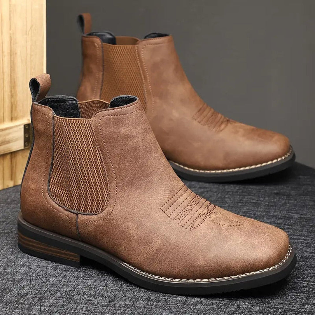 Samuel | Classic Chelsea Slip-On Ankle Men's Boots