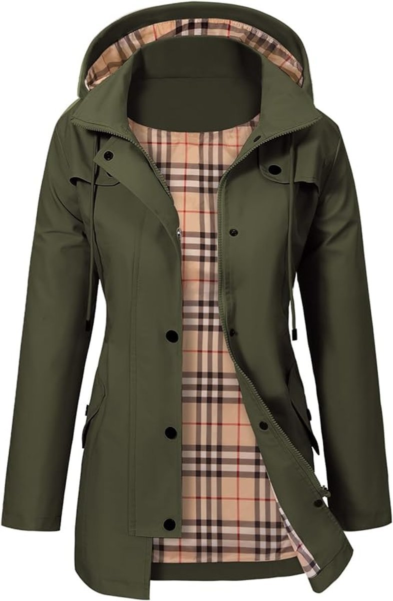 Eliza | Waterproof Hooded Rain Jacket
