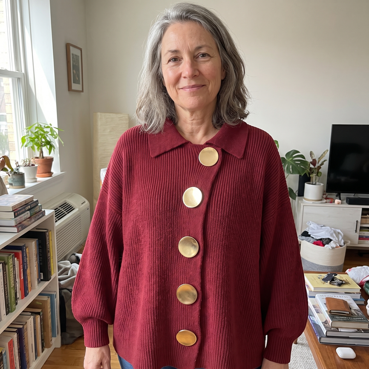 Lucia | Textured Layering Style Knit Cardigan
