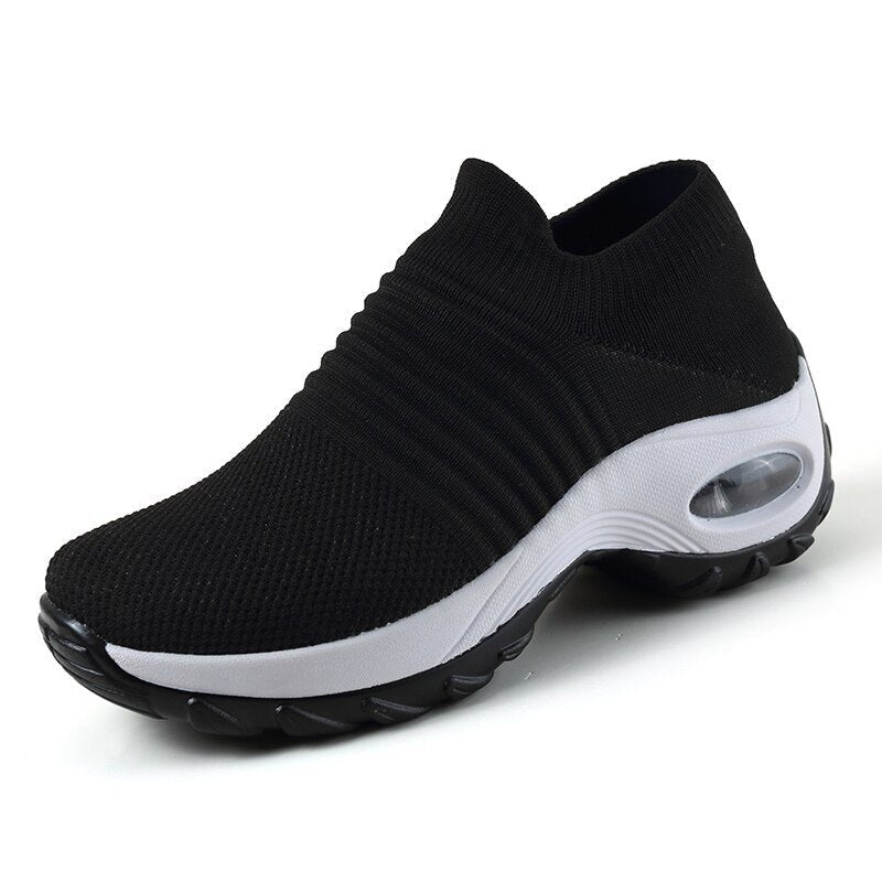 Lunessa | Women's Orthopedic Memory Foam Slip-On Sneakers