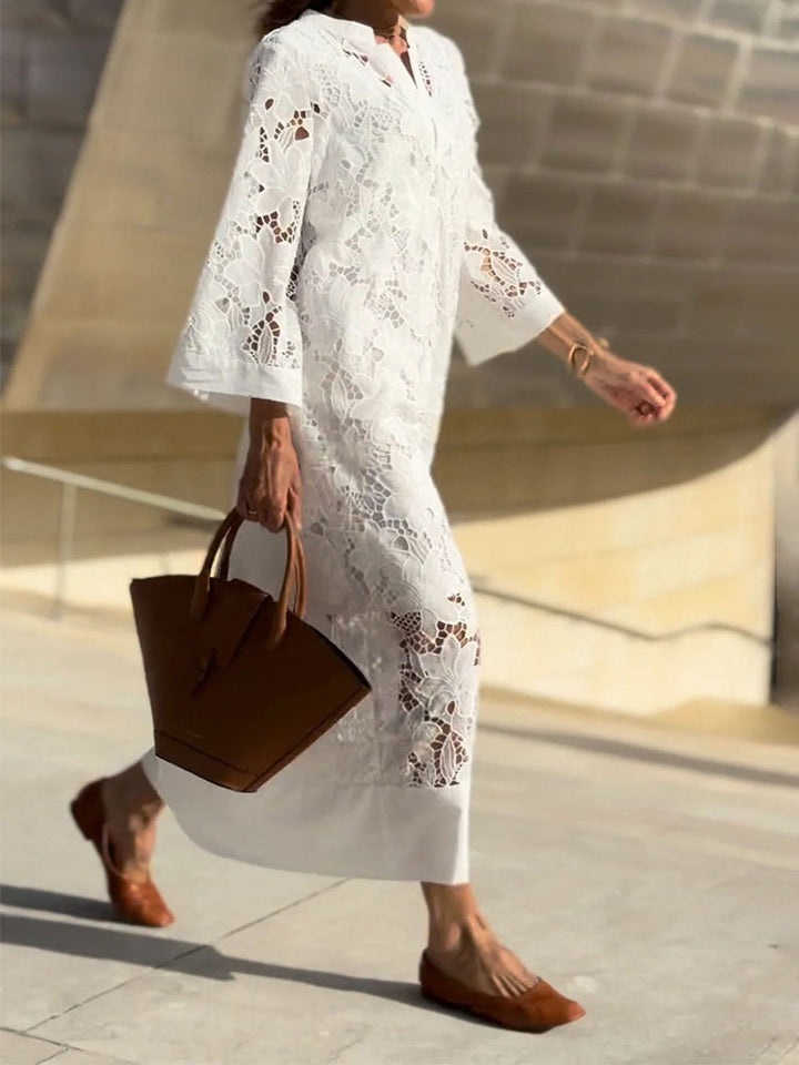 Grace - Modern Flowing Refined Lace Dress