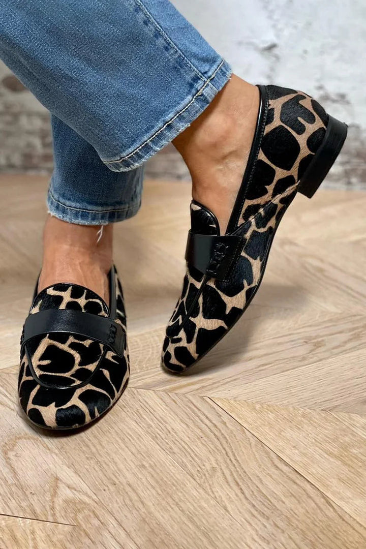 Valentina | Women's Animal Print Loafers