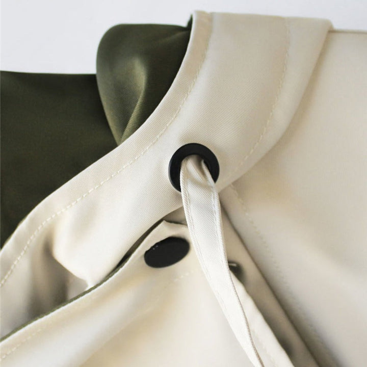 Naylani | Oversized Waterproof Double-Collar Trench Coat