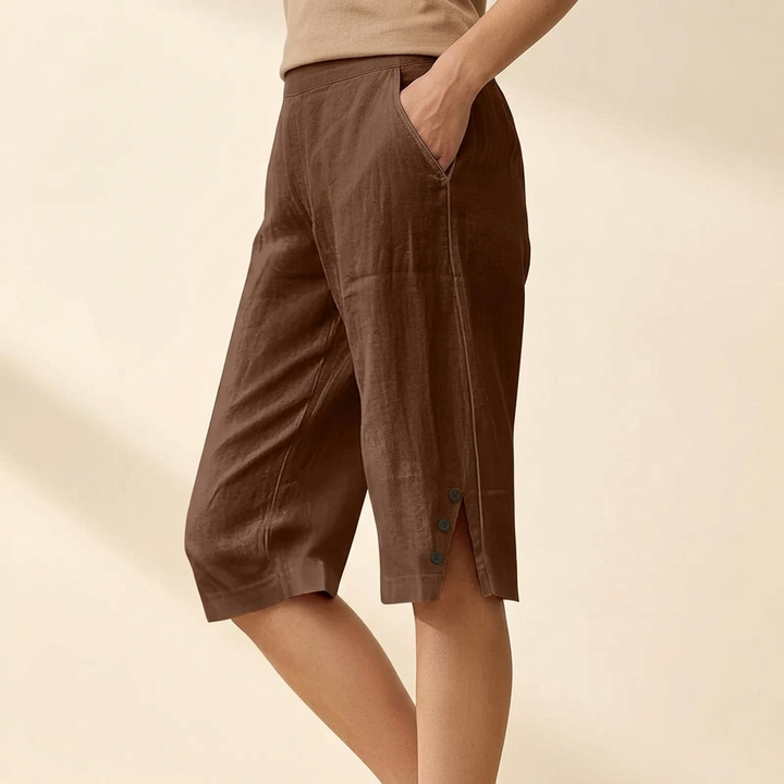 Harlow | Effortless Comfort Relaxed Knee Shorts