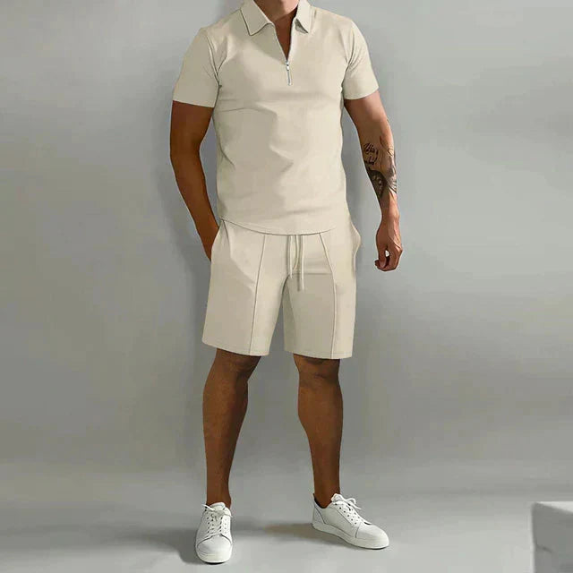Jaxon | Refined Polo Shirts and Tailored Shorts Set